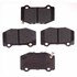 17D1718C by ACDELCO - Disc Brake Pad Set - Rear, Bonded, Ceramic, without Mounting Hardware