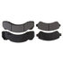 17D184MH by ACDELCO - Disc Brake Pad Set - Front, Bonded, Semi-Metallic, with Mounting Hardware