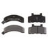 ACDelco 17D215M Disc Brake Pad Set Disc Brake Pad Set - Front, Bonded, Semi-Metallic, without Mounting Hardware