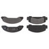 17D326M by ACDELCO - Disc Brake Pad Set - Front, Bonded, Semi-Metallic, without Mounting Hardware