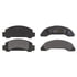 17D326M by ACDELCO - Disc Brake Pad Set - Front, Bonded, Semi-Metallic, without Mounting Hardware