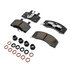 17D370CHF1 by ACDELCO - Disc Brake Pad - Bonded, Ceramic, Revised F1 Part Design, with Hardware