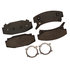 17D354MH by ACDELCO - Disc Brake Pad Set - Rear, Semi-Metallic, with Mounting Hardware