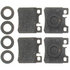 17D427M by ACDELCO - Disc Brake Pad Set - Rear, Bonded, Semi-Metallic, without Mounting Hardware