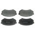 17D433A by ACDELCO - Disc Brake Pad Set - Front, Bonded, Organic, without Mounting Hardware