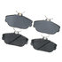 17D601C by ACDELCO - Disc Brake Pad Set - Front, Bonded, Ceramic, without Mounting Hardware