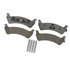 17D667AMH by ACDELCO - Disc Brake Pad Set - Rear, Bonded, Semi-Metallic, with Mounting Hardware