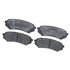 17D773C by ACDELCO - Disc Brake Pad Set - Rear, Bonded, Ceramic, without Mounting Hardware