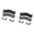 17D784MXH by ACDELCO - Disc Brake Pad Set - Front, Bonded, Ceramic, with Mounting Hardware