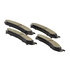 17D785SDH by ACDELCO - Disc Brake Pad Set - Rear, Ceramic, Bonded, with Mounting Hardware