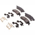 ACDelco 17D792CHF2 Disc Brake Pad Set Disc Brake Pad Set - Rear, Ceramic, Bonded, with Mounting Hardware