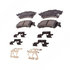 17D792CHF2 by ACDELCO - Disc Brake Pad Set - Rear, Ceramic, Bonded, with Mounting Hardware