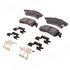 17D792CHF2 by ACDELCO - Disc Brake Pad Set - Rear, Ceramic, Bonded, with Mounting Hardware