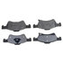 17D857M by ACDELCO - Disc Brake Pad Set - Front, Bonded, Semi-Metallic, without Mounting Hardware