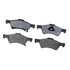 17D857M by ACDELCO - Disc Brake Pad Set - Front, Bonded, Semi-Metallic, without Mounting Hardware