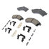 17D882CHF2 by ACDELCO - Disc Brake Pad Set - Front, Ceramic, Bonded, with Mounting Hardware