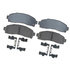 17D913CH by ACDELCO - Disc Brake Pad Set - Front, Bonded, Ceramic, Original Part Design