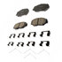 17D914CHF1 by ACDELCO - Disc Brake Pad - Bonded, Ceramic, Revised F1 Part Design, with Hardware