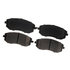 17D929CH by ACDELCO - Disc Brake Pad Set - Front, Bonded, Ceramic, Original Part Design