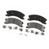 17D945MH by ACDELCO - Disc Brake Pad Set - Front, Bonded, Semi-Metallic, with Mounting Hardware