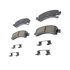 17D974CHF1 by ACDELCO - Disc Brake Pad - Bonded, Ceramic, Revised F1 Part Design, with Hardware