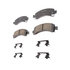 17D974ACHF1 by ACDELCO - Disc Brake Pad - Bonded, Ceramic, Revised F1 Part Design, with Hardware