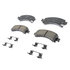 17D974CHF1 by ACDELCO - Disc Brake Pad - Bonded, Ceramic, Revised F1 Part Design, with Hardware