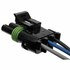 PT2303 by ACDELCO - Throttle Position Sensor Connector - 3 Male Pin Terminals, 3 Wires