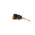 PT2439 by ACDELCO - Air Bag Sensor Connector - 2 Female Pin Terminals, Black and Yellow, Round