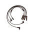 714E by ACDELCO - Spark Plug Wire Set - Solid Boot, Silicone Insulation, Snap Lock, 5 Wires