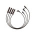 764T by ACDELCO - Spark Plug Wire Set - Solid Boot, Silicone Insulation, Snap Lock, 4 Wires