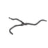 84013642 by ACDELCO - Engine Coolant Hose - Black, Rubber, Molded, 0.138" Wall and 0.285" I.D.
