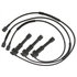 9366Q by ACDELCO - Spark Plug Wire Set - Solid Boot, Silicone Insulation Snap Lock