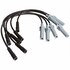 9466I by ACDELCO - Spark Plug Wire Set - Solid Boot, Silicone Rubber Insulation, Straight