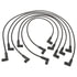 ACDelco 9706X Spark Plug Wire Set Spark Plug Wire Set - Solid Boot, Silicone Insulation, 10 kOhm, 90 Degrees
