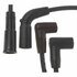 9718F by ACDELCO - Spark Plug Wire Set - Solid Boot, Silicone Insulation, 90 Degrees, Snap Lock