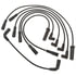 9746T by ACDELCO - Spark Plug Wire Set - Solid Boot, Silicone Insulation, 10 kOhm, Snap Lock