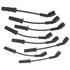 9748GG by ACDELCO - Spark Plug Wire Set - Solid Boot, Silicone Insulation, 1.5 kOhm, Snap Lock