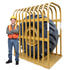 Haltec T111 Tire Inflation Cage Tire Inflation Cage - 10-Bar Earthmover, 130 Max PSI, 76" Height, 42" Width