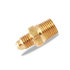 014210 by VELVAC - Flare Fitting - Brass, 1/4" x 3/8", 7/16" -20 Thread