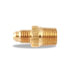 Velvac 014844 Flare Fitting Flare Fitting - Brass, 1/4" x 1/4", 7/16"-20 Thread