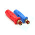 035070 by VELVAC - Air Brake Gladhand Handle Grip - One Red and One Blue Gladhand™ Grip with Hardware, Polyurethane