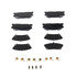 68245089AA by MOPAR - Disc Brake Pad Set - Front, For 2014-2023 Dodge Charger