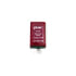 091208 by VELVAC - Multi-Purpose Flasher - 2 Terminals, Red, 2-12 Lamp Rating, 70-120 Flash Rate FPM, 25 Amp Rating