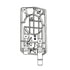 Velvac 709429-7 Door Mirror Clamp Inner Support Plate and Pivot Clamp