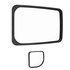 709748 by VELVAC - Door Mirror Glass Assembly - Heated Manual Flat Glass