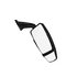 713966 by VELVAC - 2025 Full Flat w/ Top Hat Series Door Mirror - Black, Passenger Side