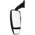 Velvac 713967 Door Mirror 2025 Full Flat w/ Top Hat Series Door Mirror - Black, Driver Side
