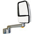 Velvac 714342 Door Mirror 2030 Series Door Mirror - Chrome, 9" Radius Base, 14" Lighted Arm, Deluxe Head, Passenger Side
