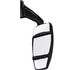 Velvac 714392 Door Mirror 2025 Deluxe w/ Top Hat Series Door Mirror - Black, Passenger Side